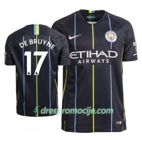 Manchester City Dres De Bruyne 17 Gostujući 2018/19 Kratkih Rukava